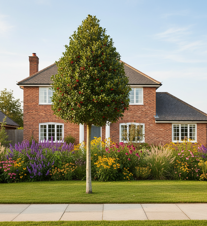 Groene Hulst - Ilex 'Nellie R. Stevens' op hoge stam