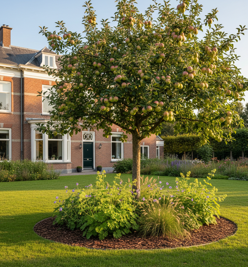 Volgroeide hoogstam notarisappel boom