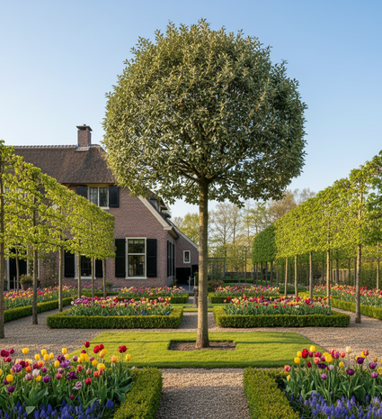 Olijfwilg op hoge stam - Elaeagnus ebbingei boom