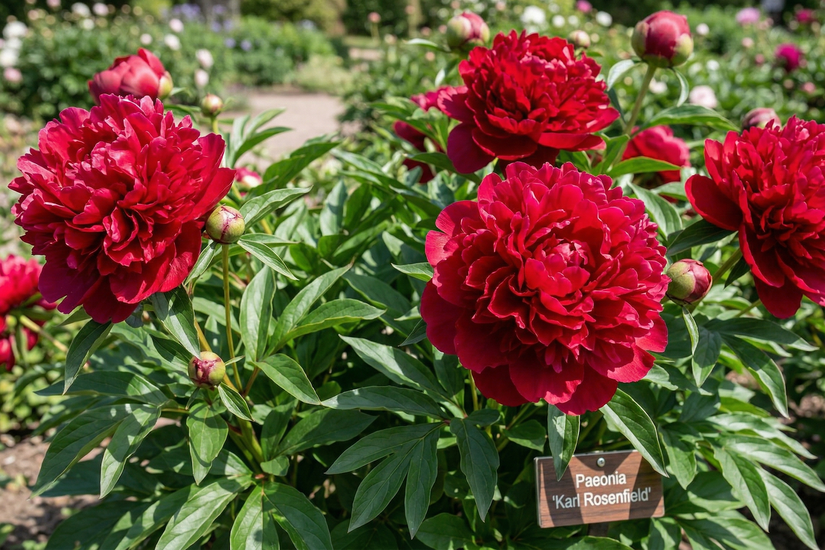 Pioenroos (rood) - Paeonia 'Karl Rosenfield'