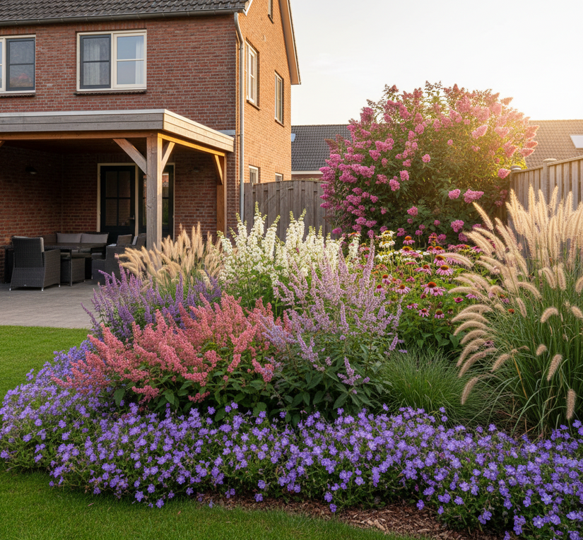 Duizendknoop Rood/Roze (Lage soort 30 cm) - Persicaria affinis 'Superba'