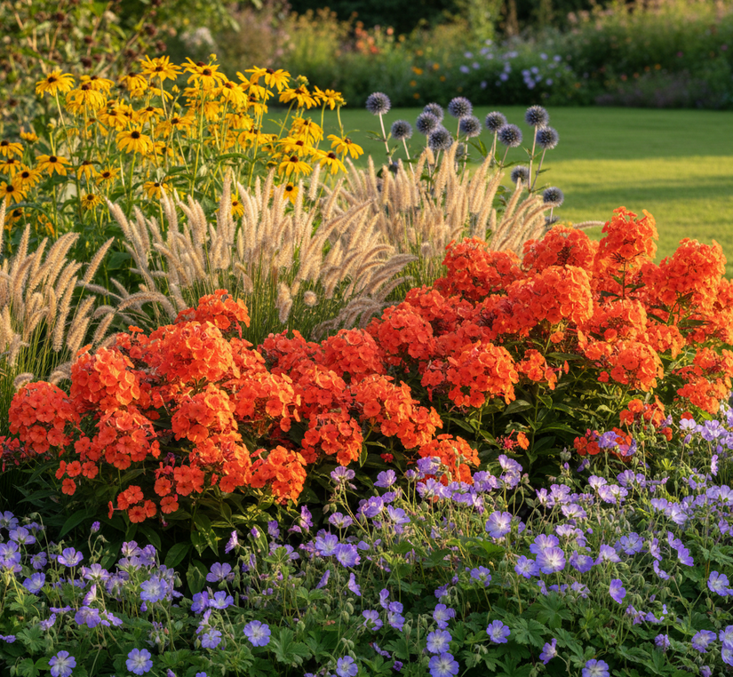 Flox (Hoogte 100 cm, Oranje) - Phlox paniculata 'Orange Perfection'