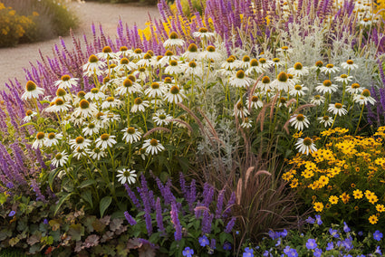Zonnehoed (Wit) - Echinacea purpurea 'Powwow White'