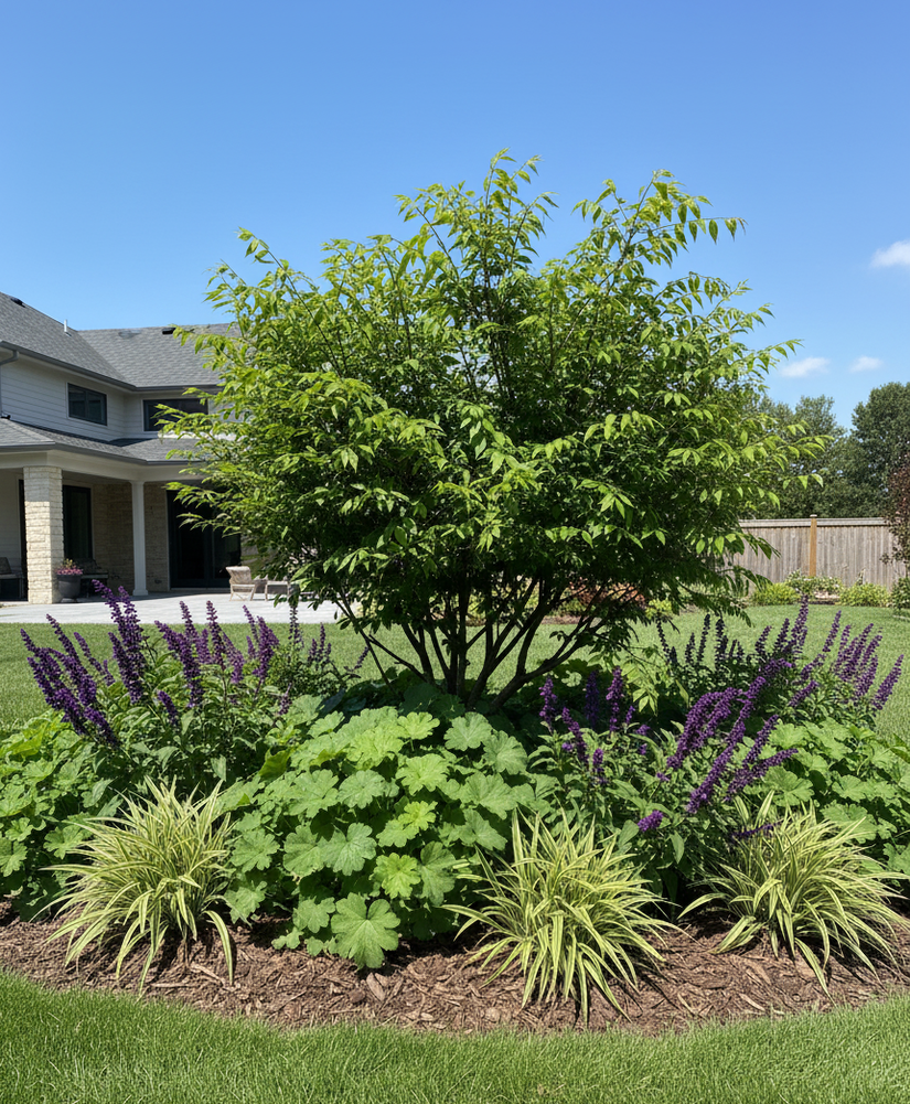 Gevleugelde Kardinaalsmuts - Euonymus alatus 'Compactus'