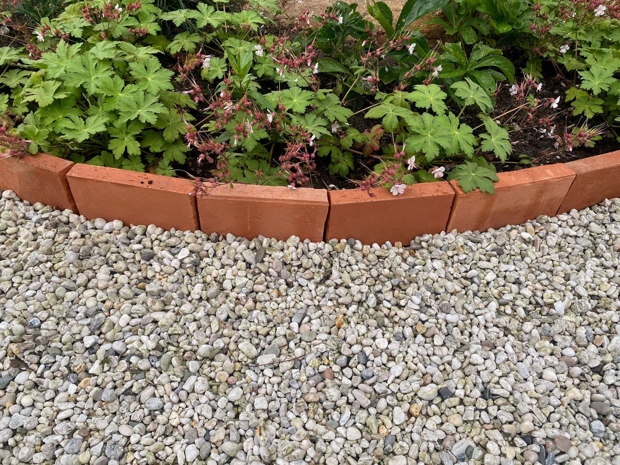 Borderstenen Terracotta borderstenen 23.5 x 11 x 4 cm - stapelblokken tuin kopen