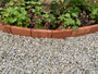 Terracotta steen borderrand 23 x 11 x 4 cm bruinrood - 100% natuurlijk klei