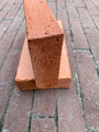 Terracotta steen borderrand 23 x 11 x 4 cm bruinrood - 100% natuurlijk klei