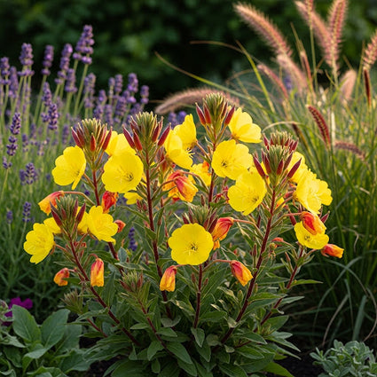 Teunisbloem - Oenothera fruticosa 'Fyrverkeri'