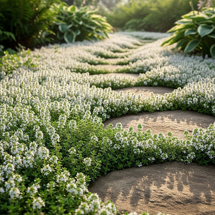 Kruiptijm 'Wit' - Thymus praecox 'Albiflorus' (ook per/m2)