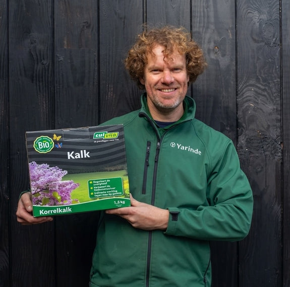 Tuinkalk - Bio kalk voor gazon, vlinderstruik, clematis, druif, lavendel, rozen enz 1.5 kg