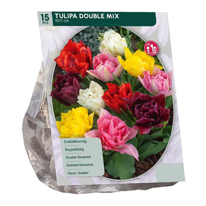 Bloembollen Tulpen 45 stuks gemengd - Tulipa Double Mix
