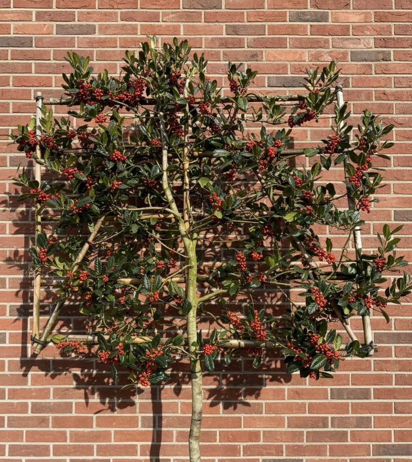 Leiboom Groene Hulst - Ilex 'Nellie R. Stevens' Jaarrond groen