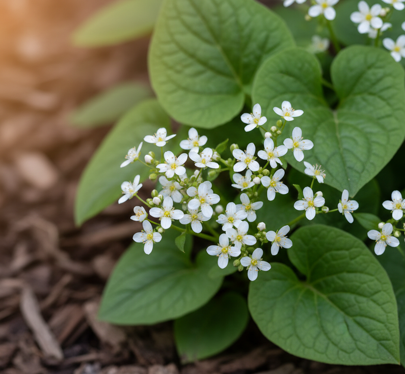 Kaukasische vergeet mij niet (Wit) - Brunnera macrophylla 'Betty Bowring'