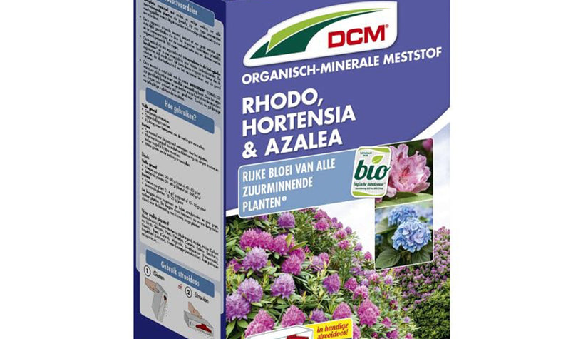 DCM 1,5 kg - meststof Hortensia's, Rododendrons en Azalea's